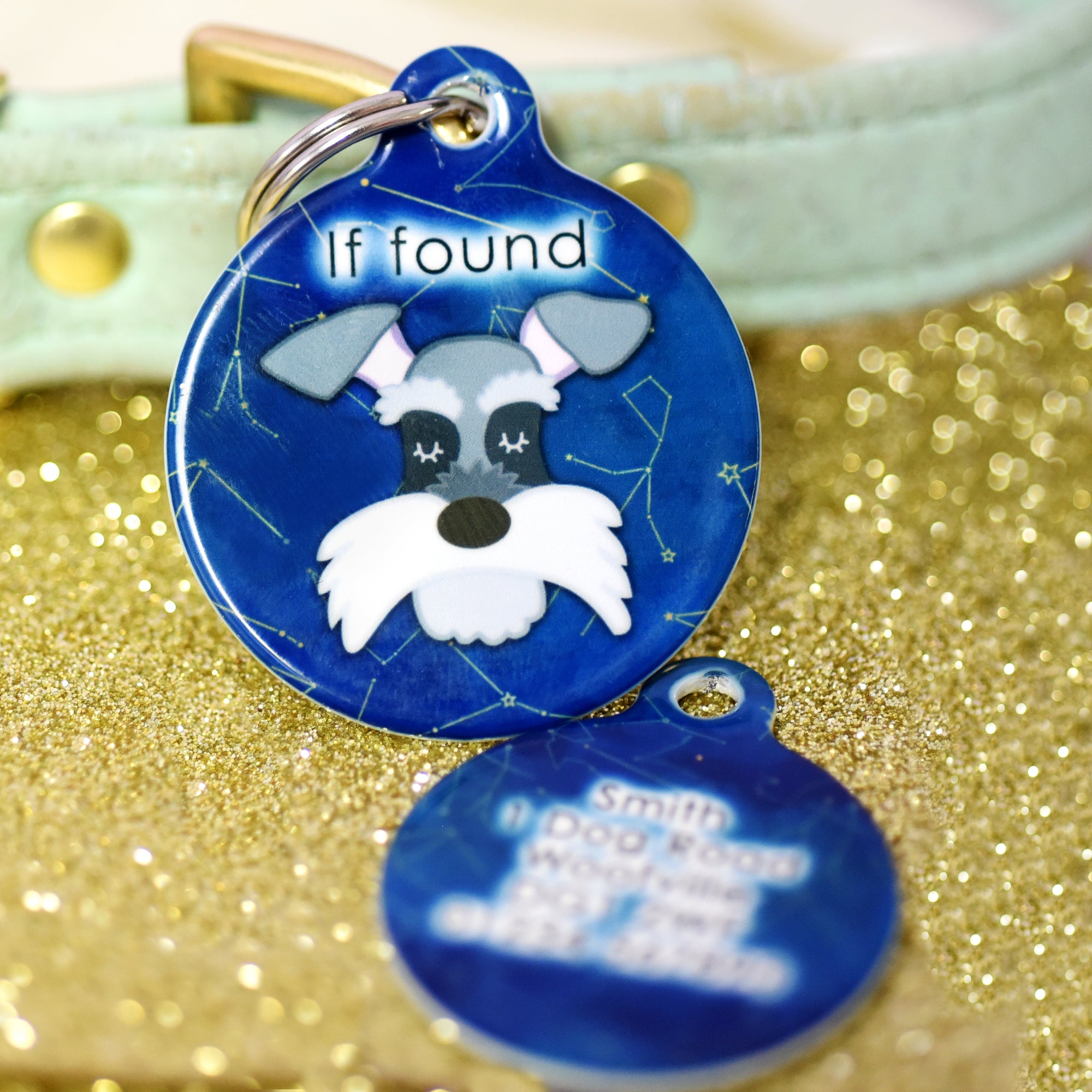 Dog Tag Personalised - Constellations Design