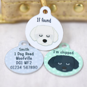 Coton Du Tulear/Maltese Terrier Personalised Dog Tag