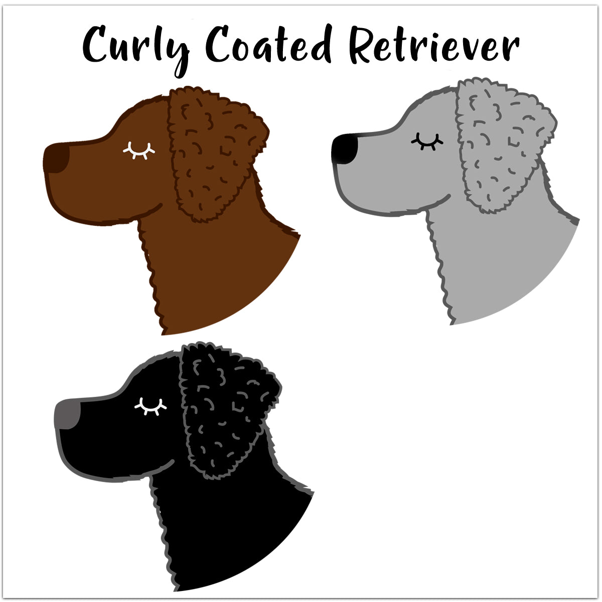 Curly Coated Retriever Personalised Treat Training Bag  - Hoobynoo - Personalised Pet Tags and Gifts