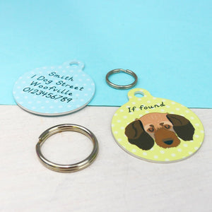 Basset Fauve De Bretagne Personalised Dog ID Tag  - Hoobynoo - Personalised Pet Tags and Gifts