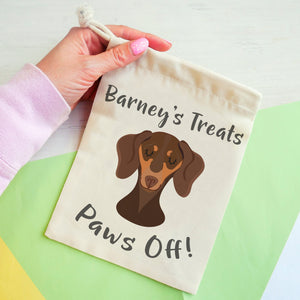 Dachshund Personalised Treat Training Bag  - Hoobynoo - Personalised Pet Tags and Gifts