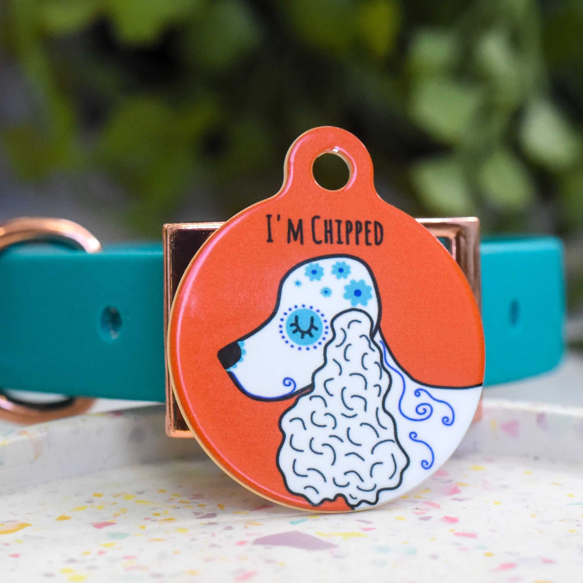 Cocker Spaniel Personalised Dog Tag - Day of the Dead