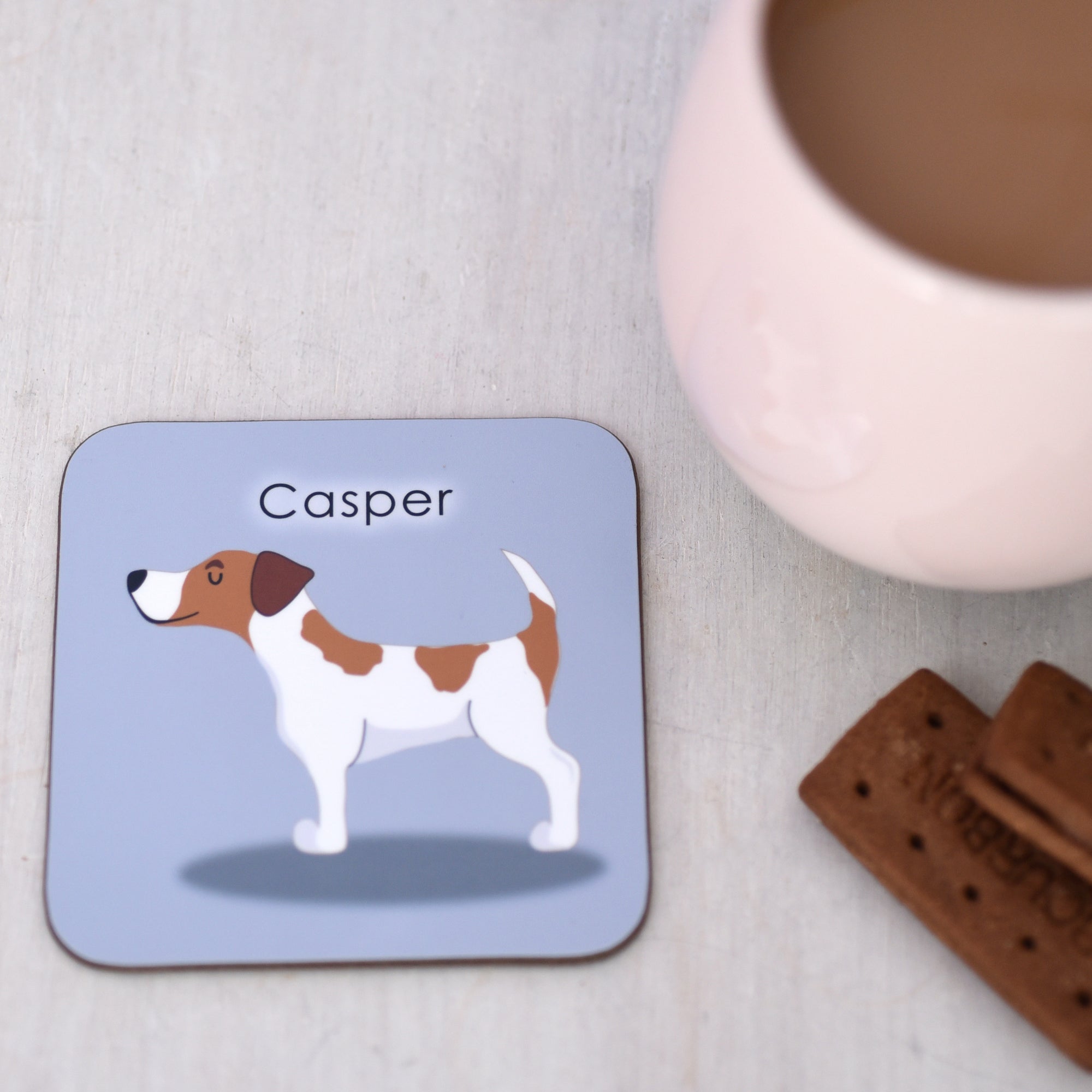 Personalised Cute Dog Coaster