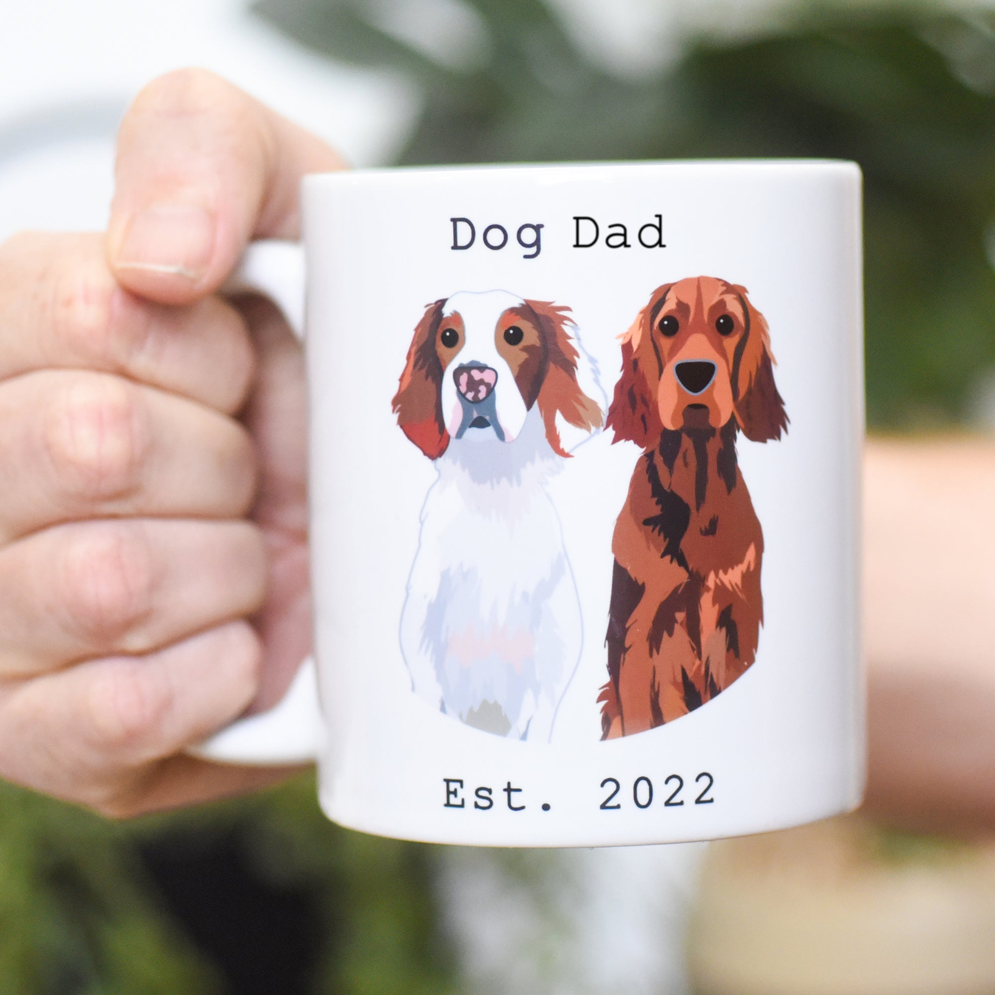 Personalised Dog Dad Est. Mug