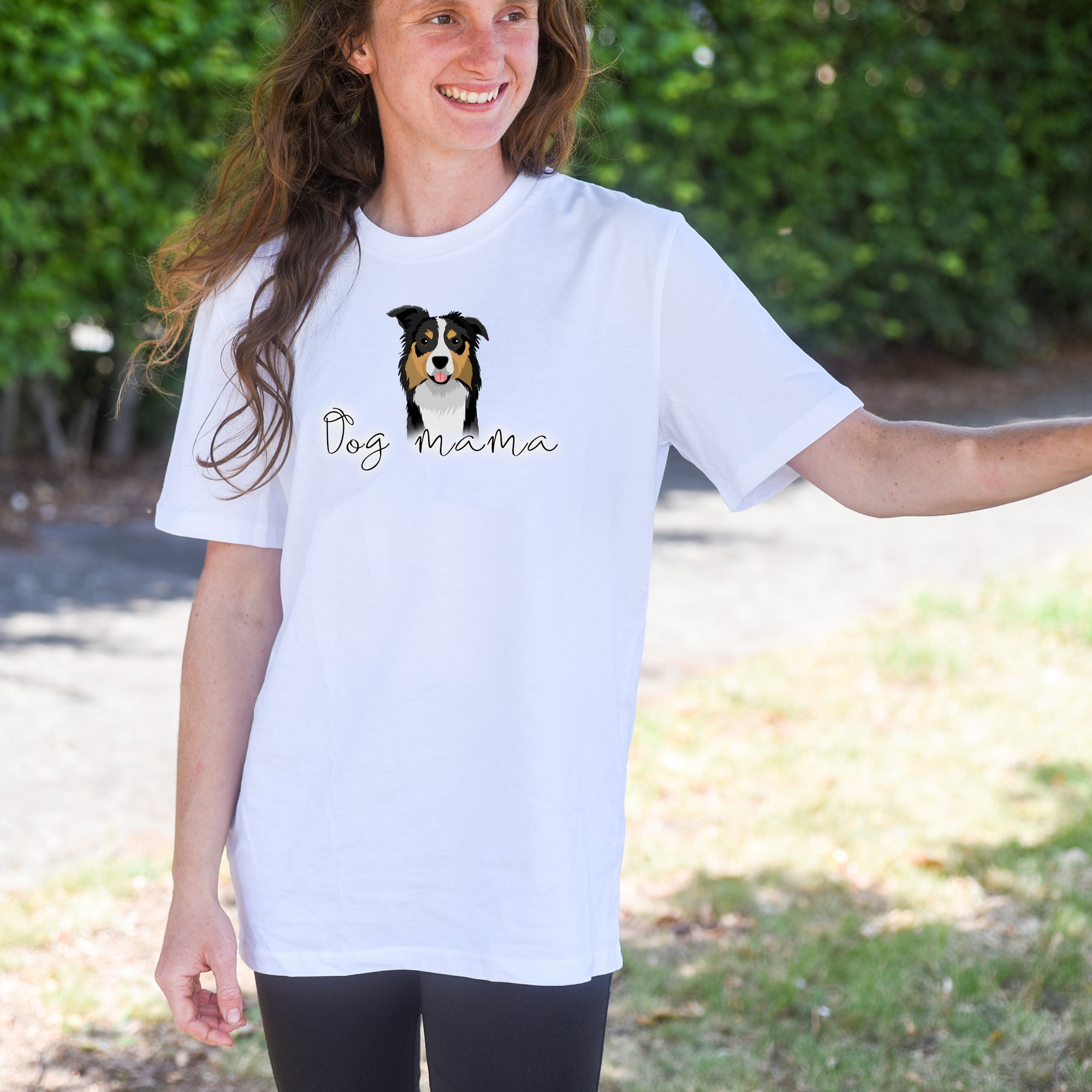 Personalised Dog Mama T-shirt