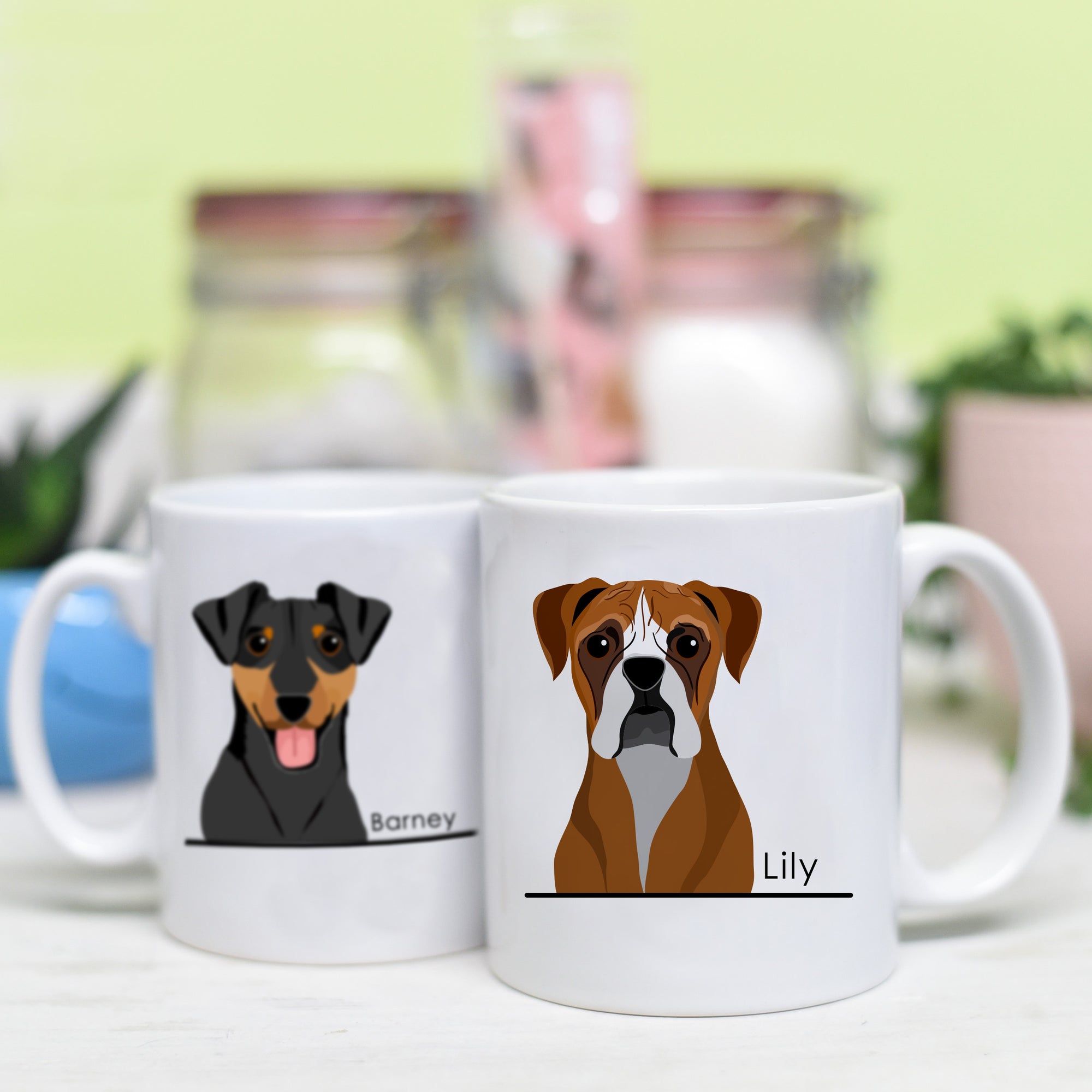 Cute Dog Mug - Personalise with their name
