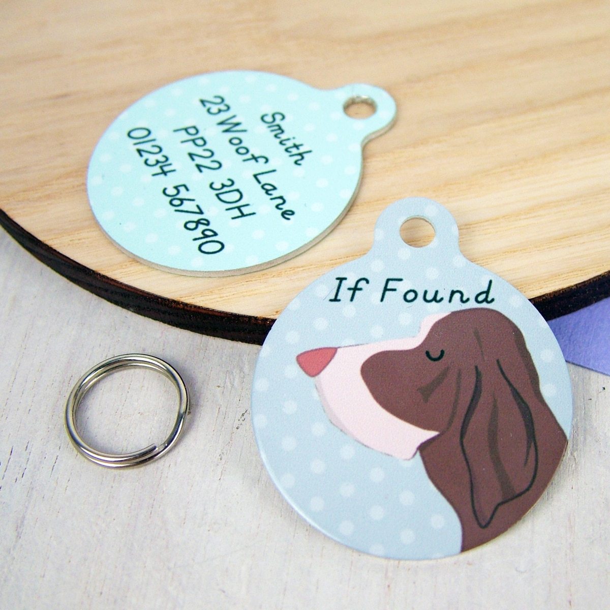 Bracco Italiano Personalised Dog ID Tag  - Hoobynoo - Personalised Pet Tags and Gifts