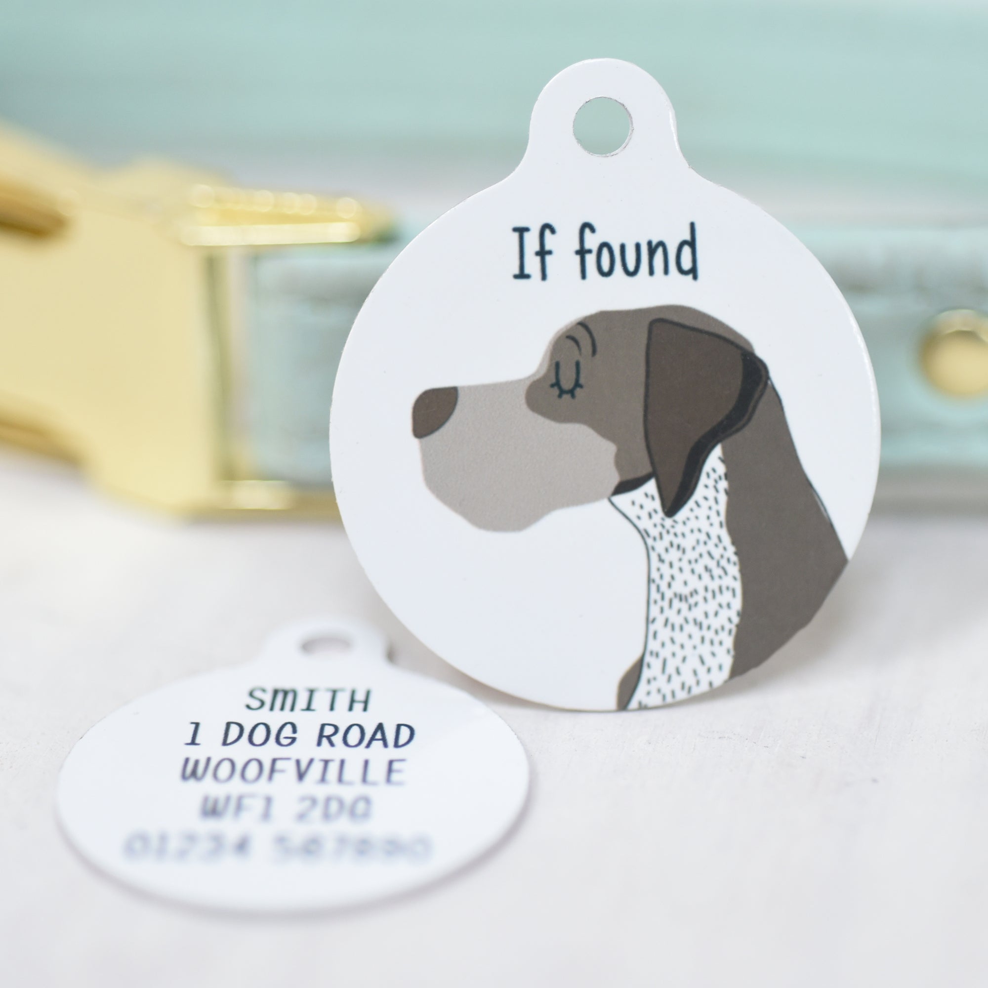 Personalised German Pointer Dog tag