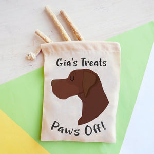 German Pointer Personalised Treat Training Bag  - Hoobynoo - Personalised Pet Tags and Gifts