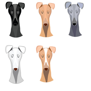 Greyhound/ Whippet Christmas Treat Present Bag  - Hoobynoo - Personalised Pet Tags and Gifts