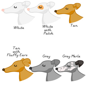 Greyhound Printed Personalised Dog Christmas Decoration Xmas Star  - Hoobynoo - Personalised Pet Tags and Gifts