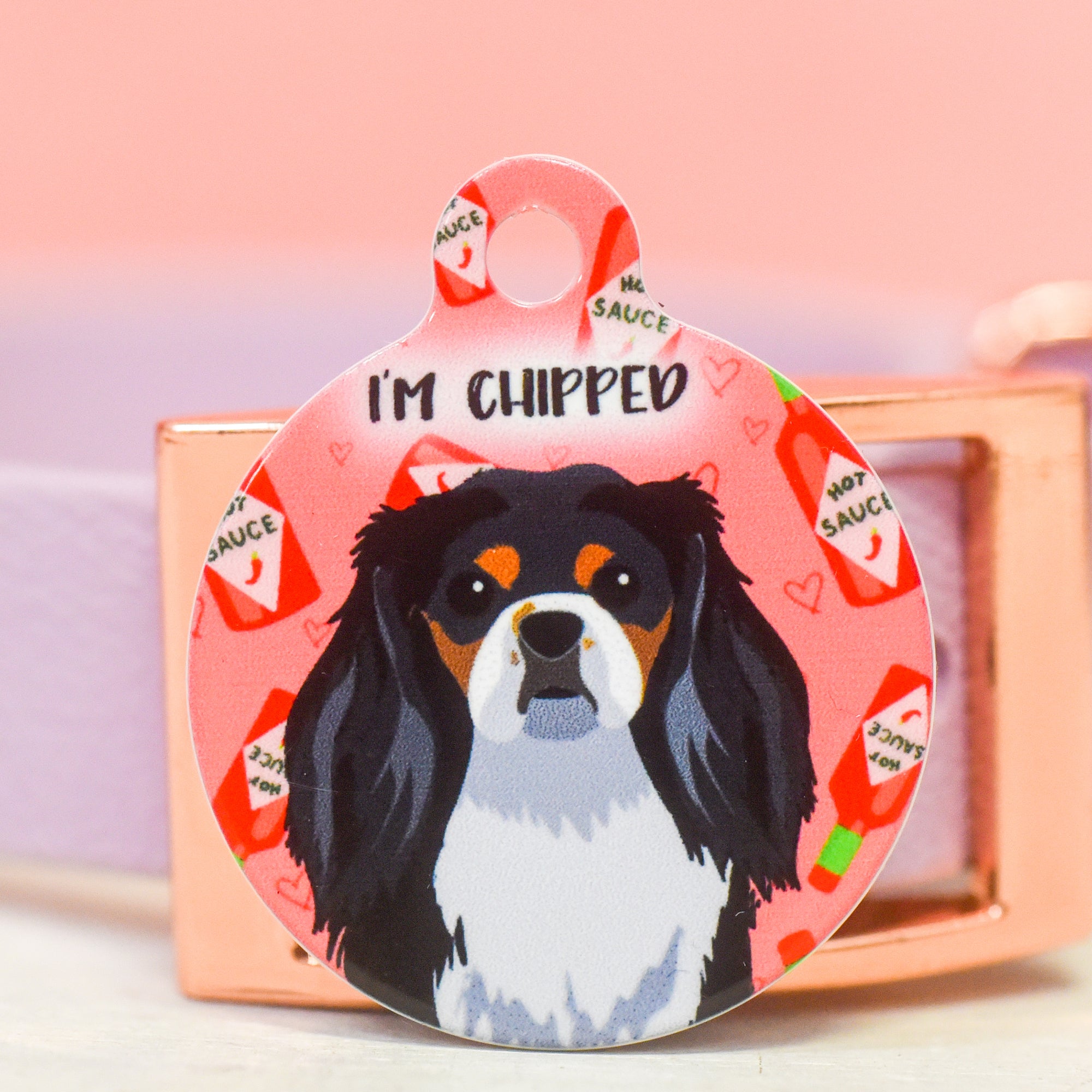 Dog Tag Personalised - Hot Sauce