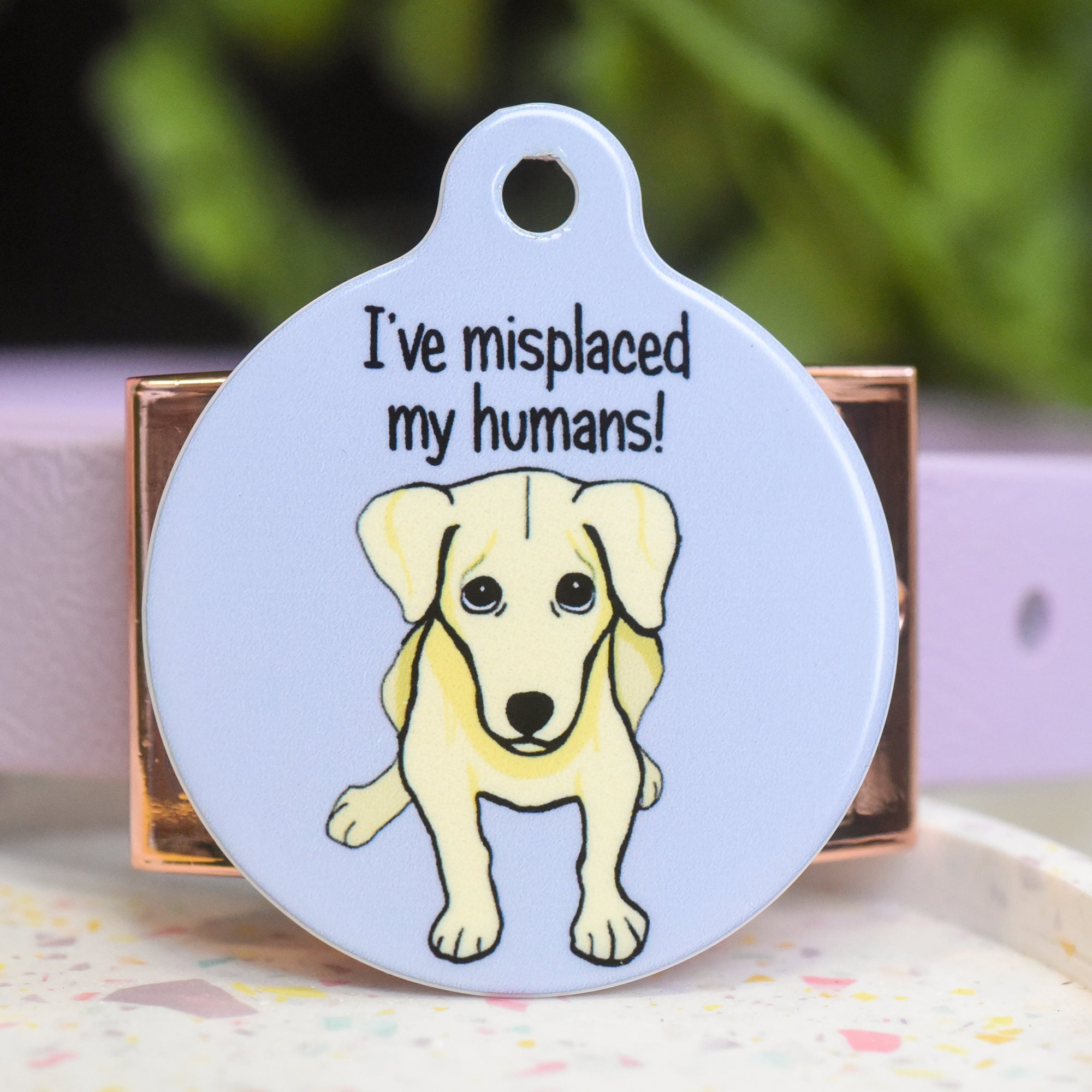 Slogan Dog Tag - I've misplaced my humans