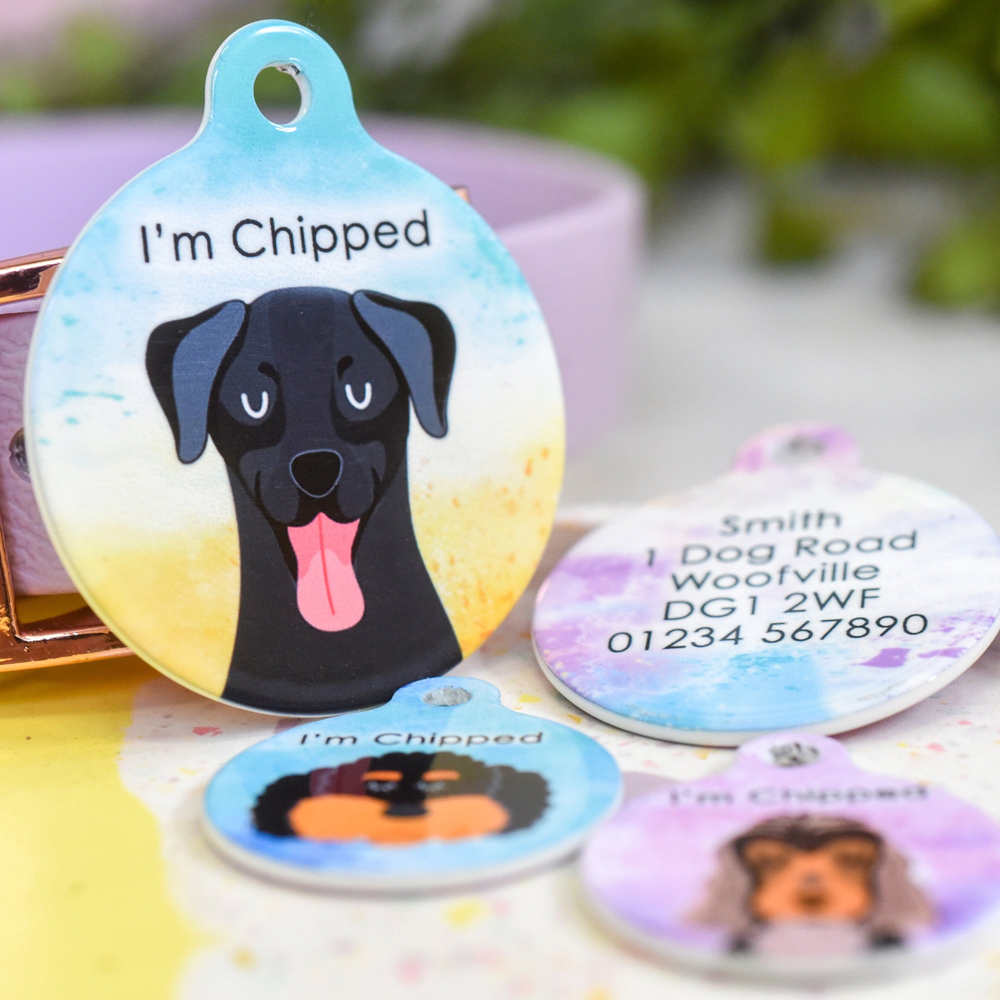 Dog Tag Personalised - Ink Paper