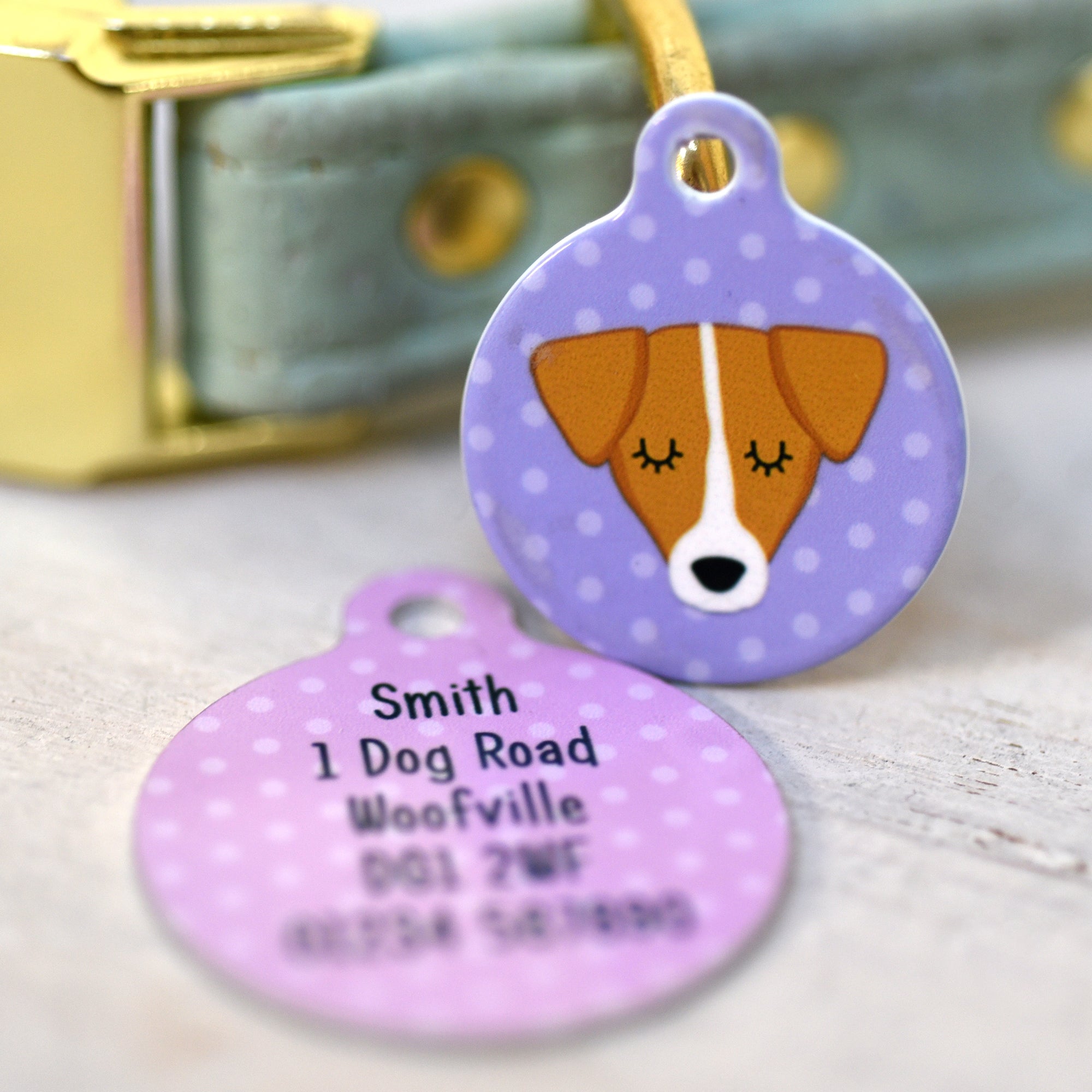 Jack Russell Personalised Dog Tag