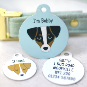 Jack Russell Personalised Dog Tag