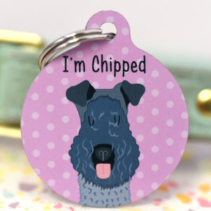 Kerry Blue Terrier Personalised Dog ID Tag
