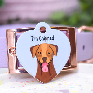 Labrador Dog Tag -HEART
