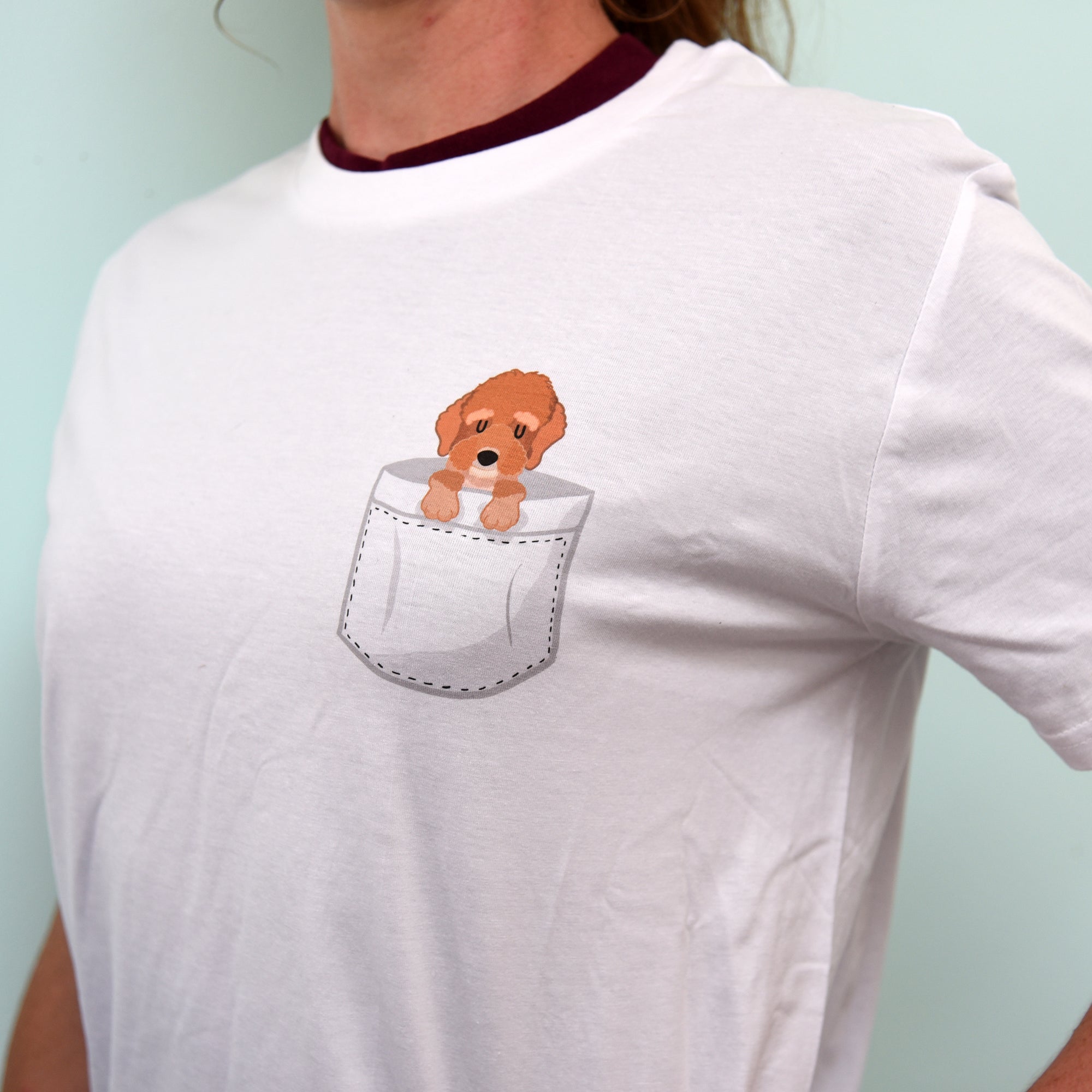 Personalised Puppy Pocket T-shirt