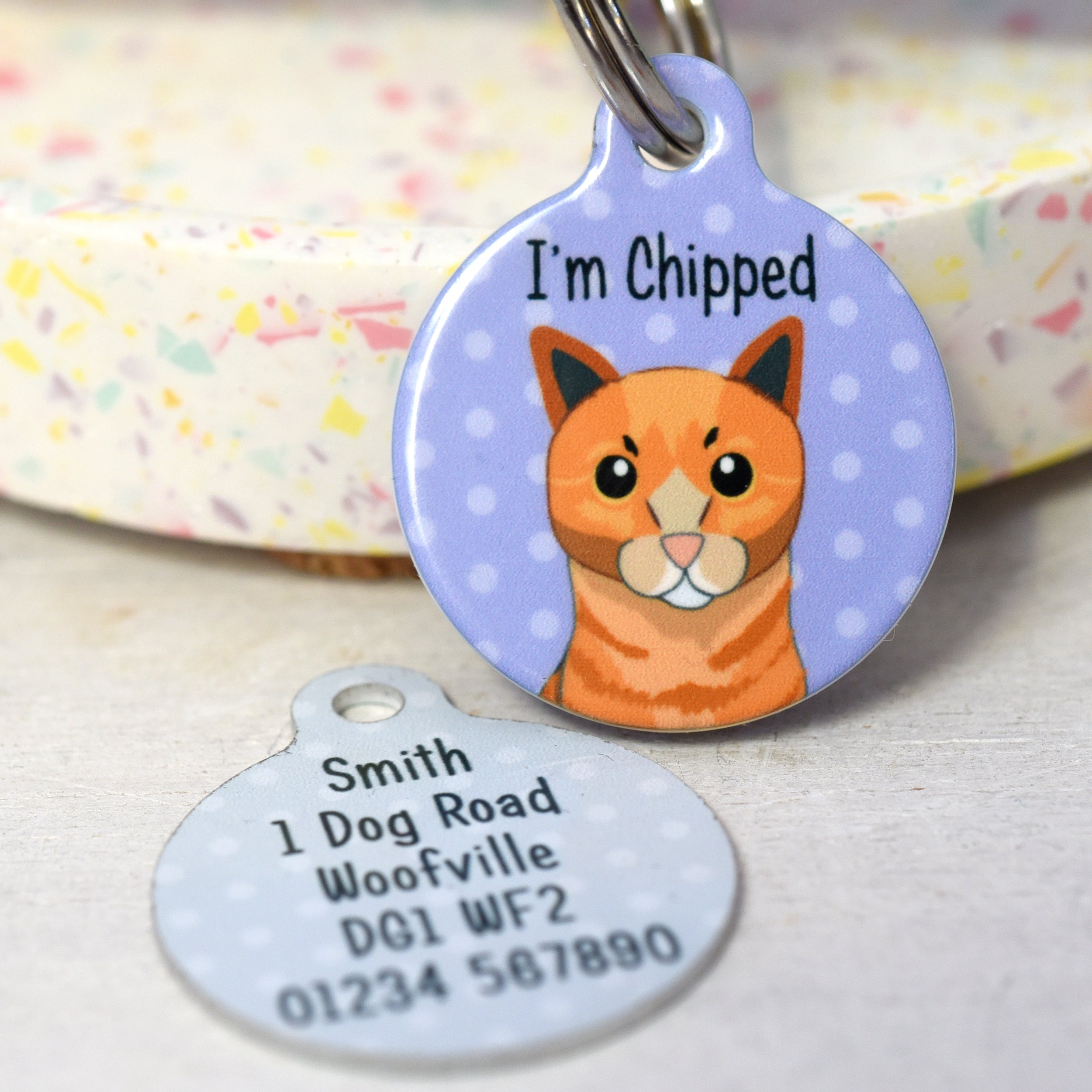 Cat Name Collar Tags Cat Tags Pet Artist Reflective Personalized