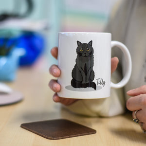 Personalised Cat Name Mug