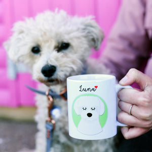 Personalised Portrait Dog Love Mug