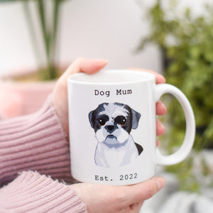 Personalised Dog Mum Est. Mug