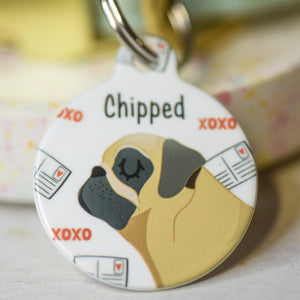 Dog Tag Personalised - Love Letters