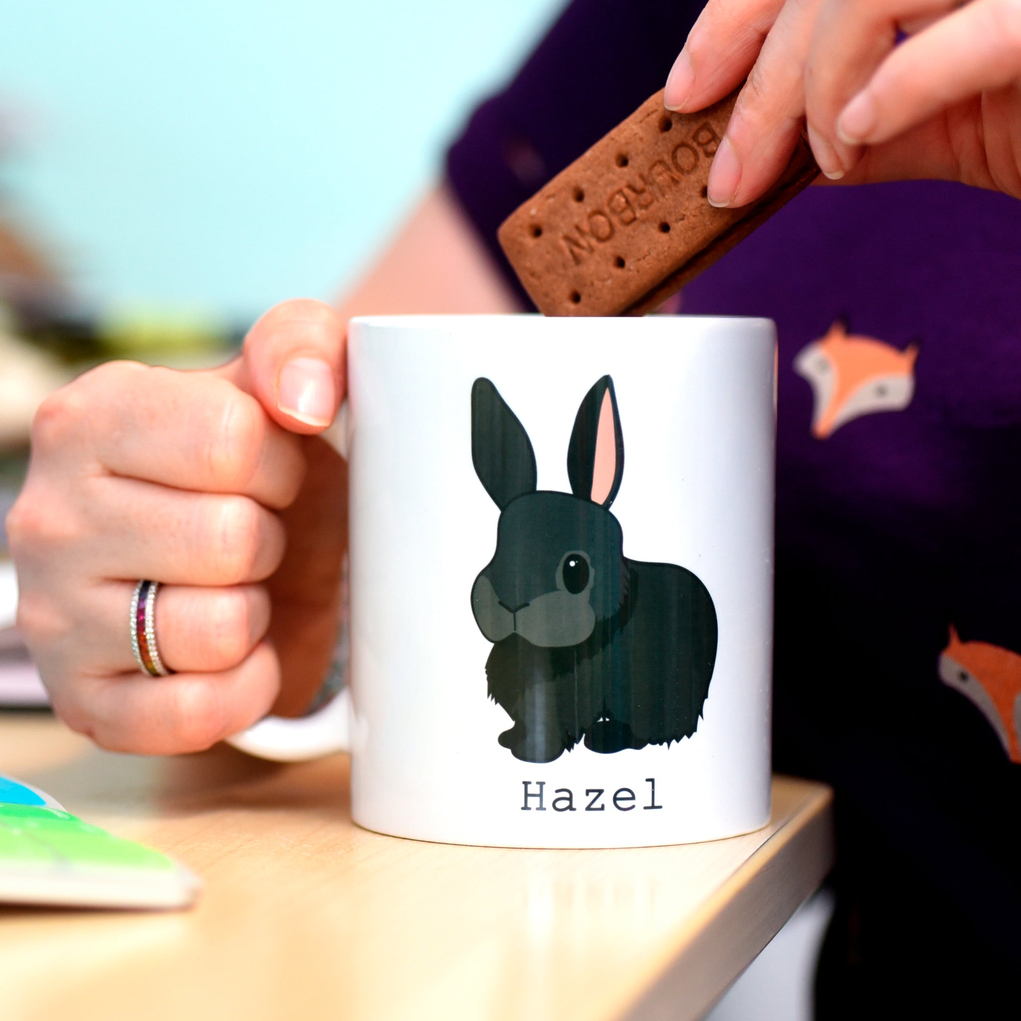 Personalised Rabbit Mug