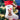 Personalised Santa Dog Christmas Stocking
