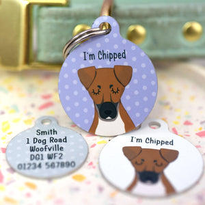 Plummer Terrier Personalised Dog ID Tag