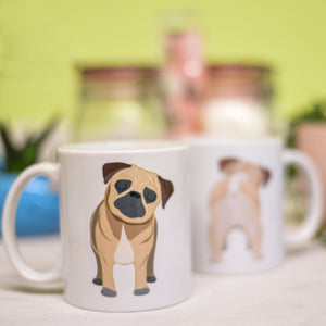Pug Butt Mug - Funny Pug Bum Reverse Mug