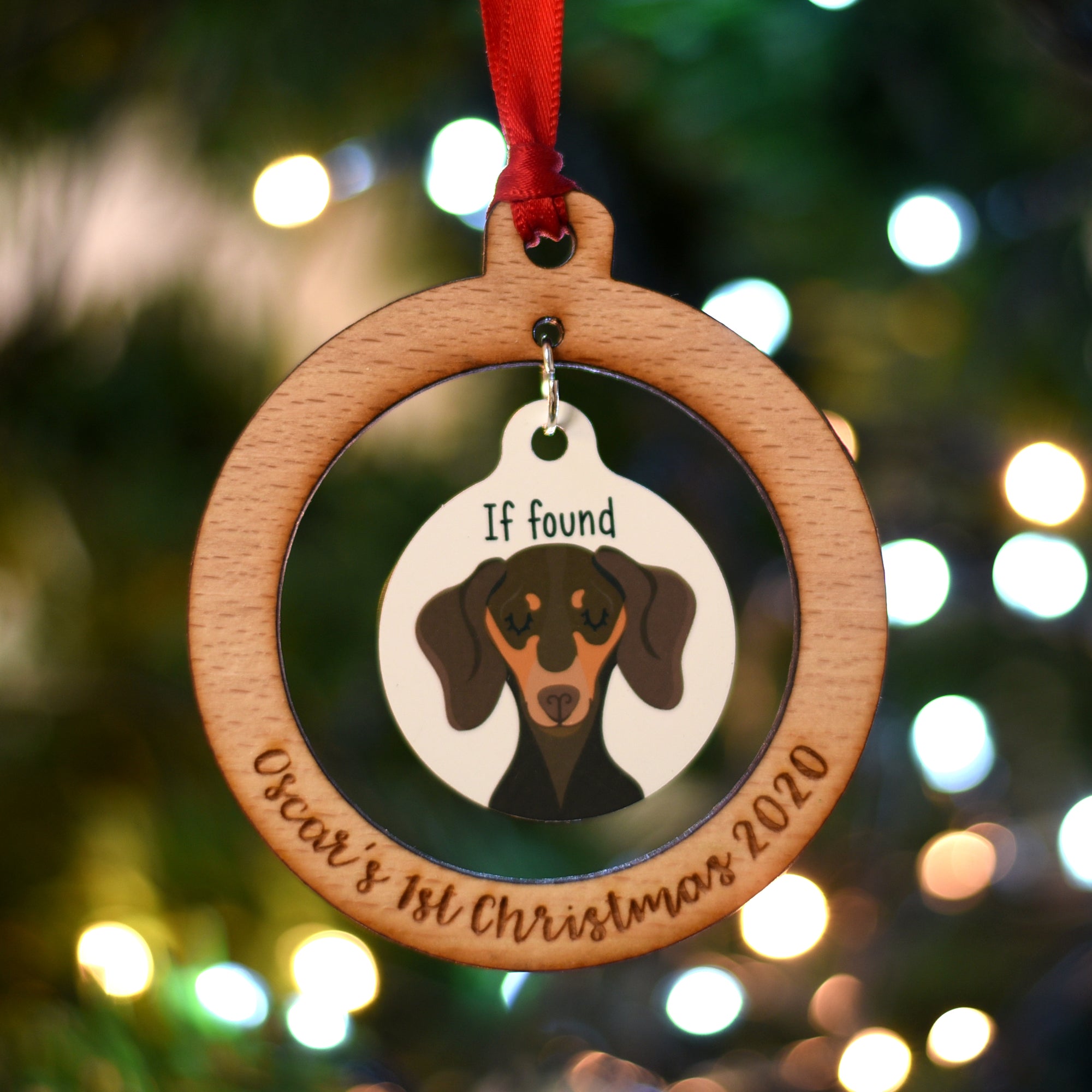 Puppy's 1st Christmas Decoration