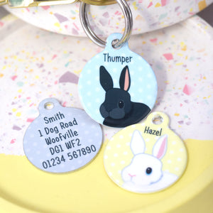 Rabbit Pet ID Harness Tag