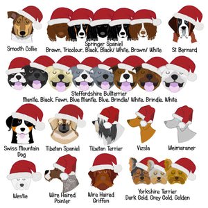 Personalised Santa Dog Treat Bag  - Hoobynoo - Personalised Pet Tags and Gifts