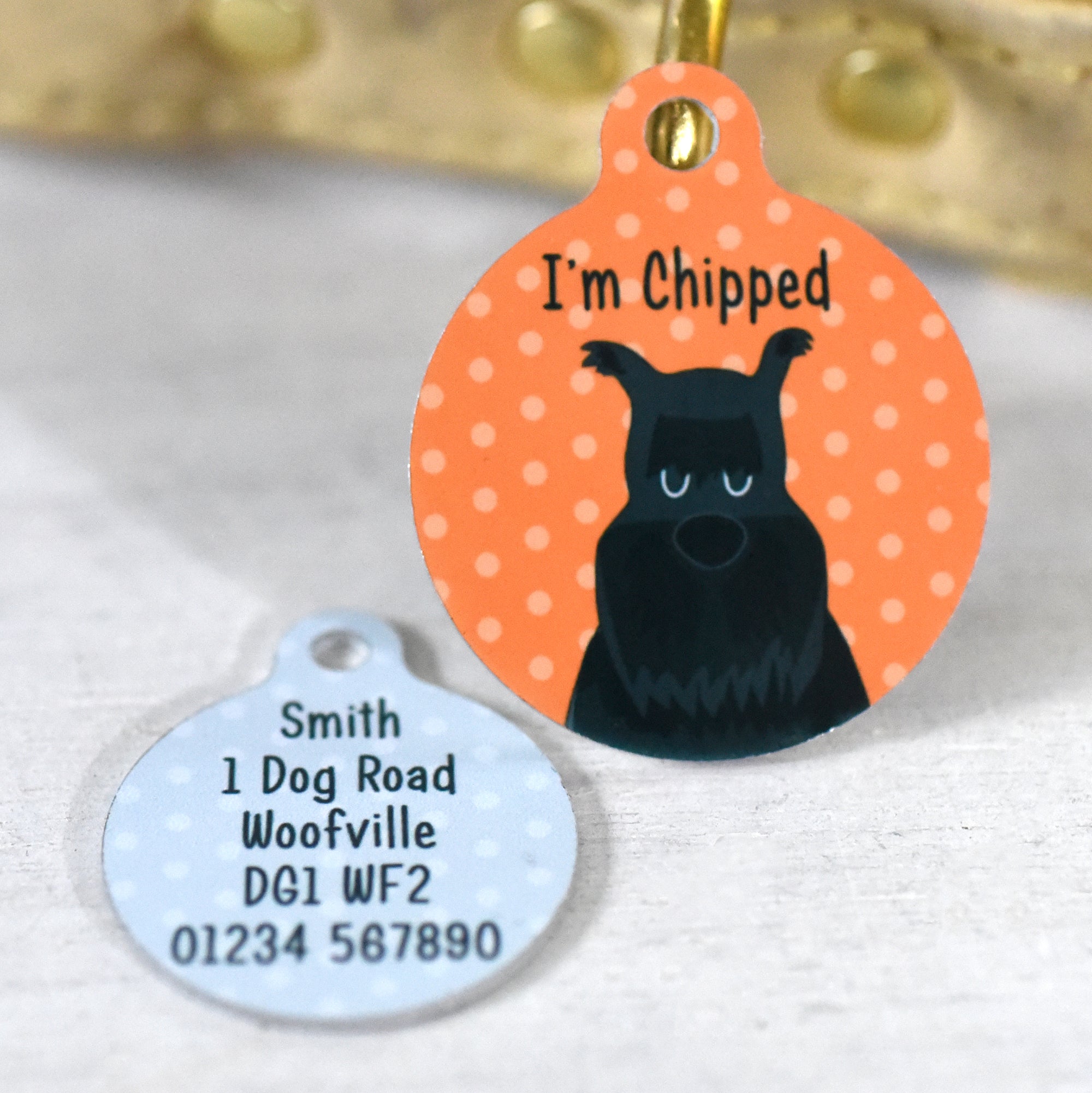Personalised Scottish Terrier Dog Tag