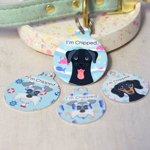 Dog Tag Personalised - Under the Sea Design