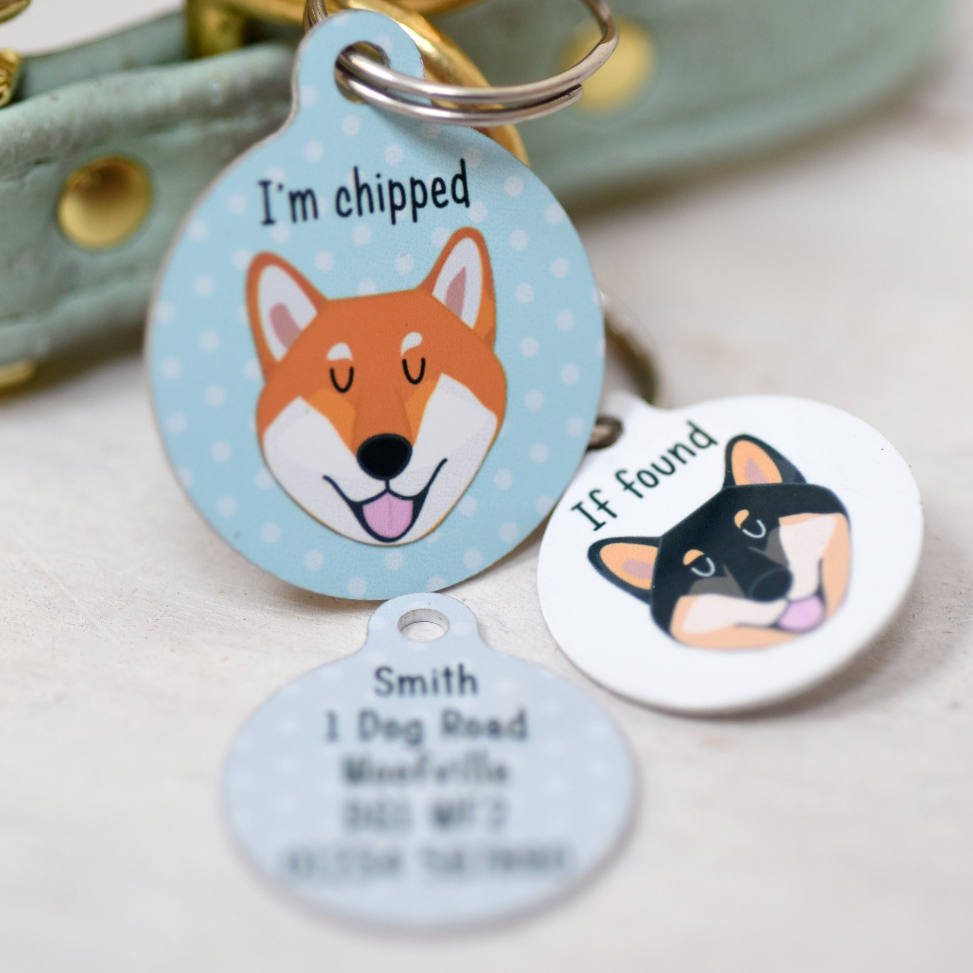 Personalised Shiba Inu Dog Tag