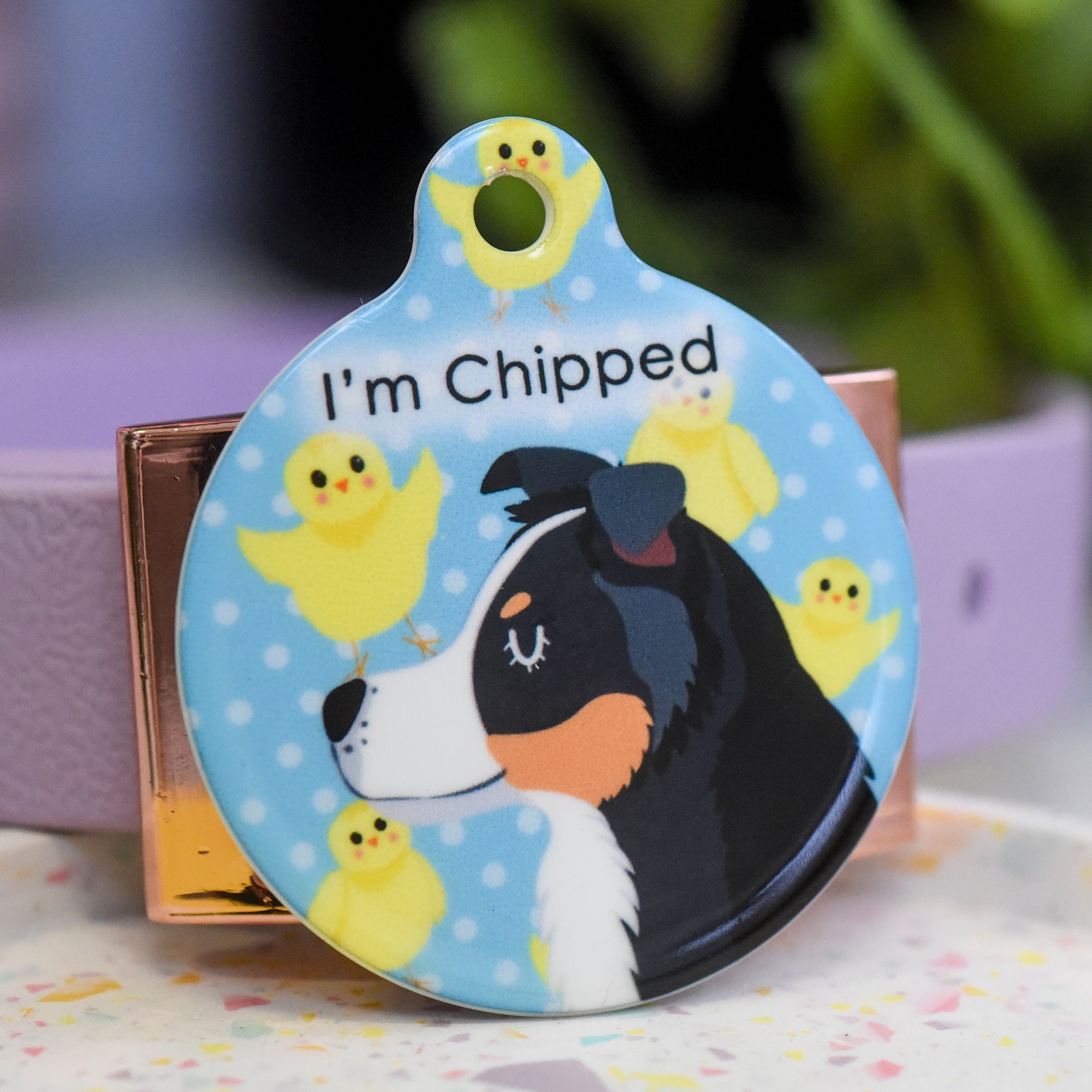 Dog Tag Personalised - Spring Chicks