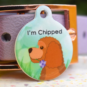 Dog Tag Personalised - Spring Meadow