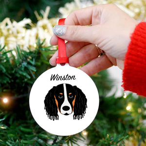 Springer Spaniel Personalised Dog Christmas Decoration