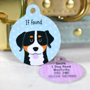 Personalised Swiss Mountain Dog Tag
