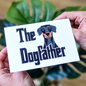 The Dogfather Personalised Greetings Card from the Dog